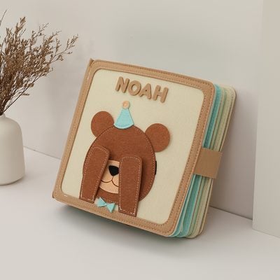 Bear Adventure personalized quiet book