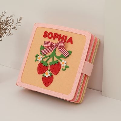 Berry Blossom personalized quiet book